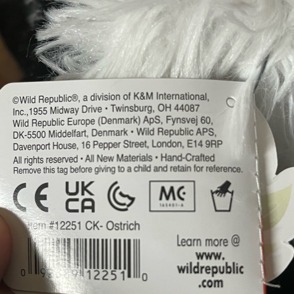 New With Tag 🏷️ Plush Ostrich Stuffed Animal Toy. - Picture 3 of 8